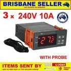 240V FRIDGE THERMOSTAT CONTROLLER 10A DIGITAL FREEZER COOL ROOM LED STC-1000