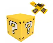 Game storage box for Switch game cards, game cube, up to 16 games, NS cassette storage box, 16 peripheral accessories, foldable NS card box
