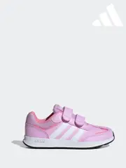 adidas White/Pink Kids Tensaur Switch Trainers (B91921) | $69