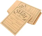 FOYTOKI Sturdy Seedling Envelopes 100pcs Small Coin Card Envelopes Reusable Self-Seal Design