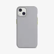 Tech21 Eco Slim Case Cover for iPhone 14 / iPhone 13 Grey Flexible Soft + Glass