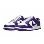 【NIKE 耐吉】NIKE DUNK LOW COURT PURPLE 白紫色 葡萄 低筒 經典 潮流 穿搭 運動 休閒(DD1391-104)