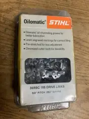 NEW STIHL CHAINSAW CHAIN 36RSC-105 3/8 .63