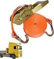 Heavy Duty Truck & Car Tie Down Straps - 15m Thickened Cargo Straps | Wear-Resistant Rope Tensioner, Storage & Warehouse Transport