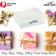 Melt & Pour Soap Base 1kg, 4kg, 5kg, 10kg- 100% Pure and Natural - by Makroo