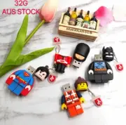 Hero Character LEGO USB Flash Drive Cute 32G memory stick Pen Drive Christmas