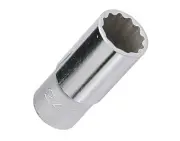 Genius Tools 1/2" Dr. 30mm Deep Hand Socket (12-Point) - 437830
