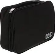 Homoyoyo 1 PC Storage Bag Durable Storage Container Waterproof Phone Pouch Travel Mobile Phone Bag Portable Cord Organizer Camera Padded Bag Travel Case for Electronics 300d Cationic