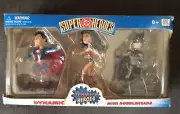 MONOGRAM DC SUPER HEROES HEADSTRONG HEROES 3 PACK DYNAMIC MINI BOBBLEHEADS MIB