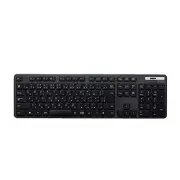 ELECOM Wireless Keyboard Membrane Thin Full Keyboard Number Pad Black