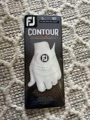 FJ Footjoy Contour FLX Golf Gloves Left Hand Pearl Men's Regular Small