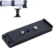 iShoot CNC Metal Arca-Swiss Fit Camera Quick Release Plate Compatible with Canon RF 200-800mm F6.3-9 is USM Tripod Mount Ring Lens Collar Support Bracket, Used for Arca Fit Tripod Head Clamp