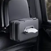 Car Tissue Holder PU Leather Car Tissue Holder Napkin BoxCar Armrest Box Tiss...