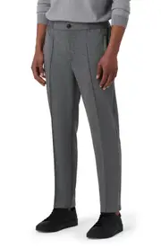 Bugatchi Soft Touch Pants in Anthracite at Nordstrom, Size Small