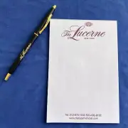 LOOK! Historic Lucerne Hotel Pen & Pad New York City