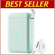 Compact Bluetooth Label Maker - Rechargeable Thermal Printer for Home & Office