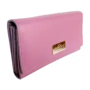 HEDONIST CHICAGO Women's Trifold Wallet Pink