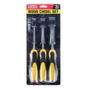 Wood Chisel Set 3pc- 19mm, 13mm, 6mm