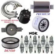 Tune Up Kit Filters Cap Spark Plugs Wire For CHEVROLET CAPRICE V8 5.7L 1989