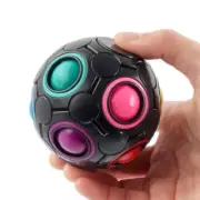 Fidget Spinning Top Rainbow Magic Ball Fidget Toys Game Set Bundle Stress Ball