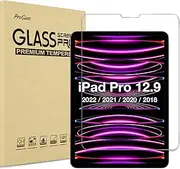 ProCase Screen Protector for iPad 12.9 6th Gen 2022/ 5th Gen 2021/ 4th Gen 2020/ 3rd Gen 2018, Tempered Glass Screen Film Guard Screen Protector