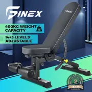 Finex Weight Bench Press Adjustable FID Bench Press Flat Incline Decline Bench