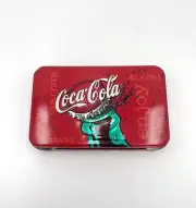 Coca Cola Coke Collector Tin with 2 Decks of Bicycle Playing Cards Sealed