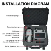 Outdoor Adventures Flight Bag for Air 3 Spacious Lightweight and Protective Case