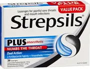 Strepsils Plus 36 Lozenges