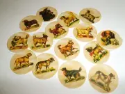 Pre Cut One Inch Bottle Cap Images Vintage Dogs Free Shipping