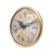 4.25 Inch (108mm) Round Clock Insert with Roman Numerals .39 Inch