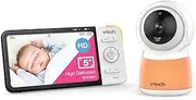 VTech RM5754HD 5" Smart Wi-Fi 1080p HD Video Baby Monitor with Remote Access