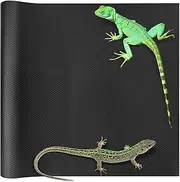Reptile Carpet, Bearded Dragon Tank Accessories Reptile Mat, Reptile Terrarium Substrate for Leopard Gecko, Lizard, Bearded Dragon Tank Flooring (17.7"X 118")