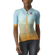 CASTELLI CLIMBER'S JERSEY SKY LIGHT/LIGHT ACQUA-POP ORANGE