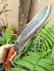 Handmade Machete Kukri E-Nep knife 11”forged blade, Fulltang, Rosewood (Pa-dauk)