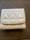 Michael Kors Vivianne Tri-Fold Leather Wallet (Oyster)
