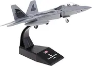Generic 1/100 Scale Diecast F22 Fighter Airplane Aircraft Model Kids Collections