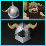 Anime Delicious in Dungeon Dwarfs Senshi of Izganda Cosplay Props Helmet Mask