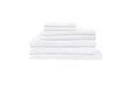Rans Montage 7 Piece Cotton Bath Towel Set - White