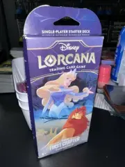 Disney Lorcana First Chapter Starter Deck Sealed Cinderella Simba