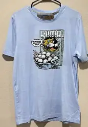 MENS M Bring More Breakfast Balls PUMA CLOUDSPUN Short Sleeve Golf Tee NWT $45
