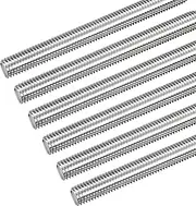 uxcell Fully Threaded Rod M10 x 190mm 1.5mm Thread Pitch 304 Stainless Steel Right Hand Threaded Rods Bar Studs 6 Pack
