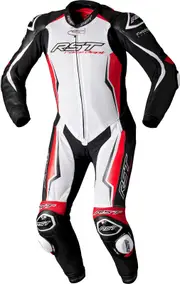 RST V4.1 Evo Kangaroo Airbag, leather suit 1pcs. , color: White/Red/Black , size: XXL