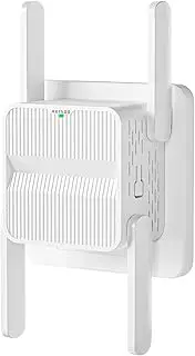 GEYILO AX1500 WiFi Extender Signal Booster for Home, Dual Band (5GHz/2.4GHz) WiFi Extender, Coverage Up to 15888 Sq.ft and 135 Devices, WiFi Repeater with Ethernet Port, 1200Mbps Signal Booster