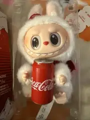 POP MART Labubu THE MONSTERS Coca Cola Series - Happy Factor ( Open )