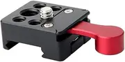 NICEYRIG NATO Rail Lock Clamp with Quick Release Level for Monitor LED Light Microphone