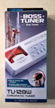 Boss Tuner TU-12BW Chromatic Tuner for Brass & Wind NEW IN BOX