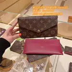 現貨+免運 LV 路易威登 M61276 FÉLICIE POCHETTE 三合一 子母鏈條包 斜背包 ✨專櫃正品