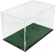 Lljsszr Acrylic Rugby Multifunctional Rugby Visualization Box for Collectible Sports Sturdylightweight Accessory 12.5x7x7.4 Inch , Style A