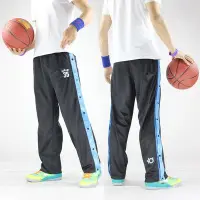 在飛比找Yahoo!奇摩拍賣優惠-現貨熱銷-雷霆隊KD杜蘭特籃球訓練褲 全開扣籃球褲 籃球訓練